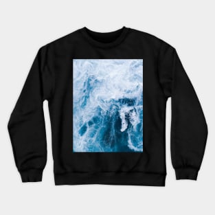 Crystal Clear Aqua Blue Ocean Water Crewneck Sweatshirt